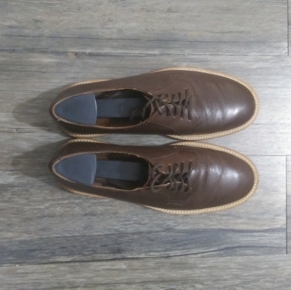 Zara Man casual oxford shoes size 8 men brown - Picture 3 of 9